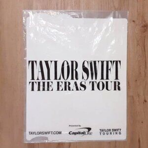 ** Taylor Swift The Eras Tour Official Merch Clear Shopping Bag